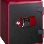 EAGLESAFE YESM-031DK FIRE RESISTANT SAFE, RED, KL+EL