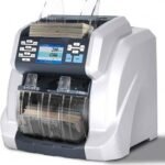 Ribao BCS-160 Two-Pocket Mixed Denomination Money Counter, Built-in Printer, UV/MG/MT/IR/CIS Bank Grade Counterfeit Detection Serial Number Record Cash Bill Sorter