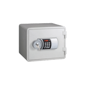 EAGLESAFE YESM-020K FIRE RESISTANT SAFE, WHITE, KL+EL