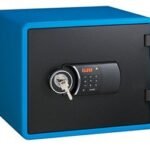 EAGLESAFE YESM-020K FIRE RESISTANT SAFE, BLUE, KL+EL