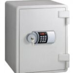 EAGLESAFE YESM-031DK FIRE RESISTANT SAFE, WHITE, KL+EL