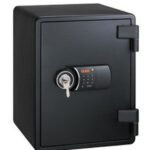 EAGLESAFE YESM-031DK FIRE RESISTANT SAFE, BLACK, KL+EL