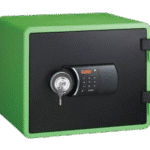 EAGLESAFE YESM-020K FIRE RESISTANT SAFE, GREEN, KL+EL
