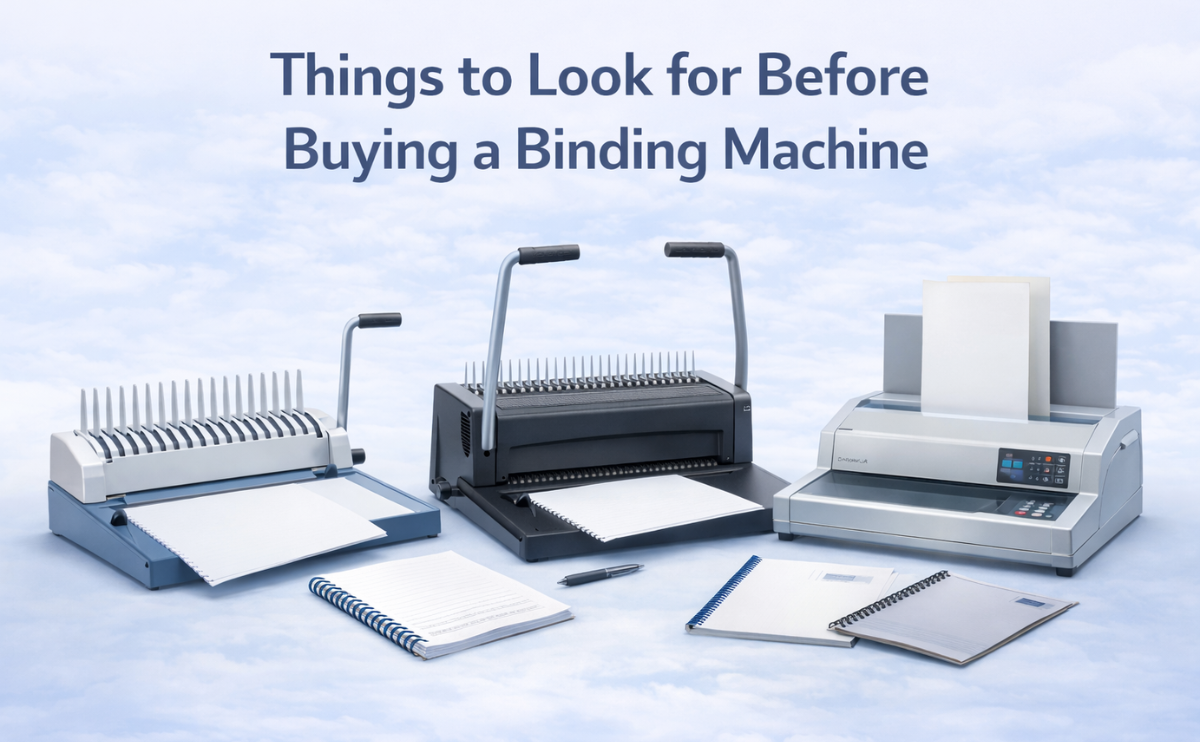 Things to Look for Before Buying a Binding Machine