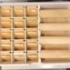 15 earring holders and 4 bangle rolls drawer in gold velvet – Champagne Beige jewellery safe | Jewelry safe Abu Dhabi & Dubai