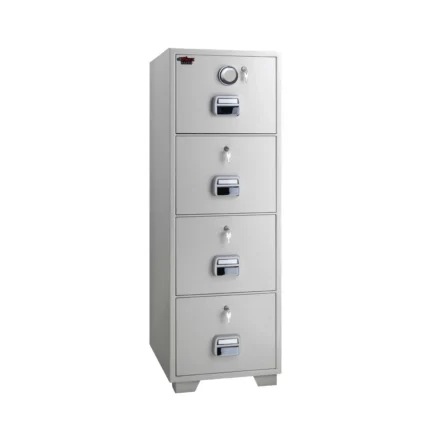 خزانة ملفات Eagle SF680-4DKK مقاومة للحريق بـ 4 أدراج خزانة ملفات Eagle SF680-4DKK مقاومة للحريق بـ 4 أدراج وقفل قرص بالأرقام + مفتاح وقفل لكل درج – Safe World UAE أبوظبي