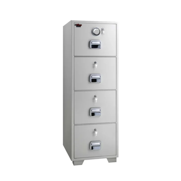 خزانة ملفات Eagle SF680-4DKK مقاومة للحريق بـ 4 أدراج خزانة ملفات Eagle SF680-4DKK مقاومة للحريق بـ 4 أدراج وقفل قرص بالأرقام + مفتاح وقفل لكل درج – Safe World UAE أبوظبي