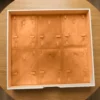 صينية عرض أطقم المجوهرات – 6 أطقم بمخمل برتقالي – تصميم درج لخزنة المجوهرات إصدار الرمادي والبرتقالي المدمجة | خزنة مجوهرات أبوظبي ودبي